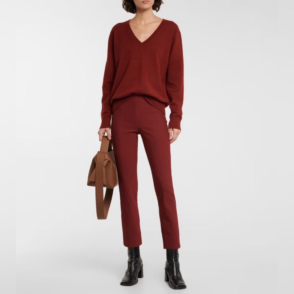 ❤️Vince maroon stretchy ankle pants size 8❤️❤️